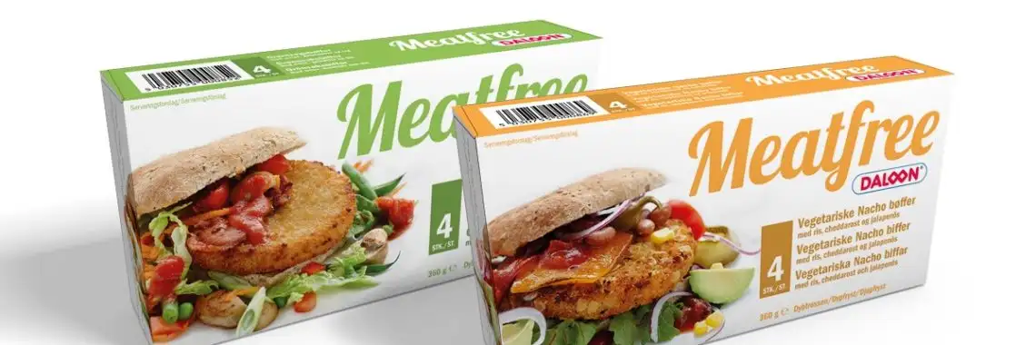Meatfree Daloon emballagedesign