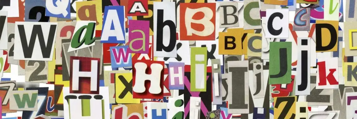 typografi serif sans