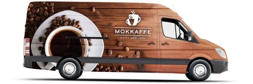 Mokkaffe bil - folie design