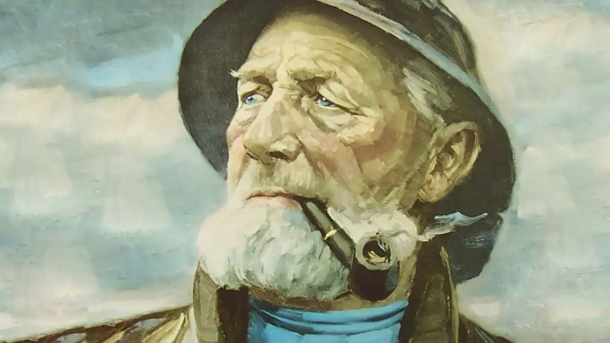 Fiskeren Der Alte Seebär Clockwork Reklamebureau